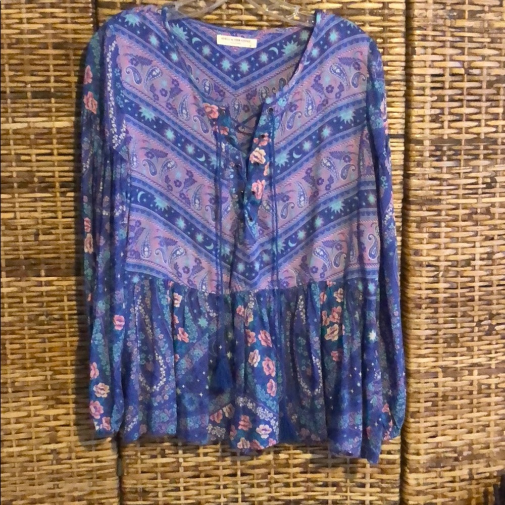 SOLD!!  Spell and the Gypsy Celestial Blouse - Picture 3 of 8